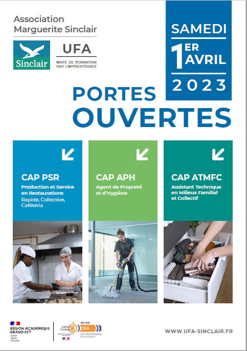 Flyer Portes ouvertes UFA Sinclair